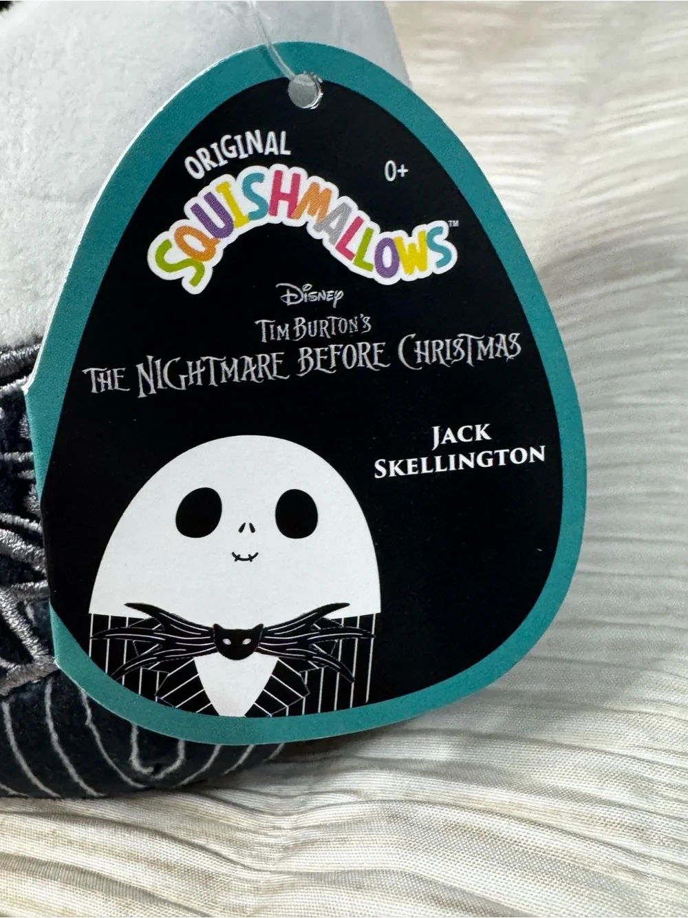 Ellington Jack Skellington Plush Costume - White & Black